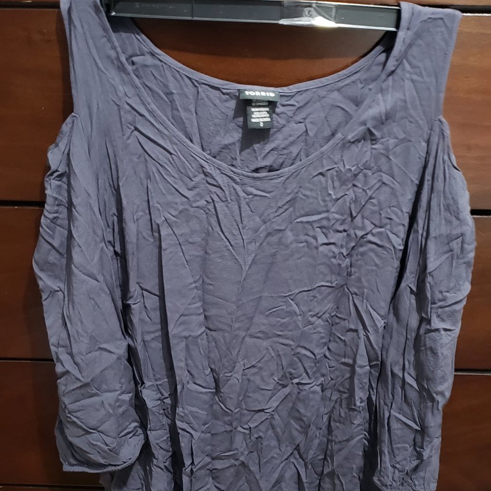 Torrid Cold Shoulder Top